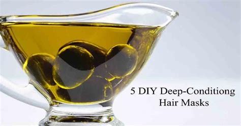 5 Diy Deep Conditioning Hair Masks