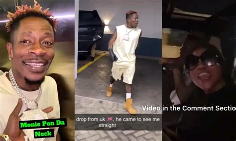 Shatta Wale And Girlfriend Maali Return To Ghana From The Uk Vibe To