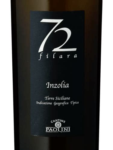 Cantine Paolini 72 Filara Inzolia Vivino