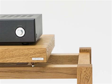 Hi-fi Audio Rack Hand Made of Solid Oak Wood for Hiend Audio Components Audio Stereo Stand ...