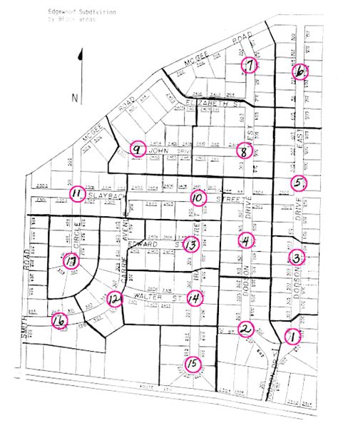 Edgewood Homeowners' Association: Edgewood Subdivision Map