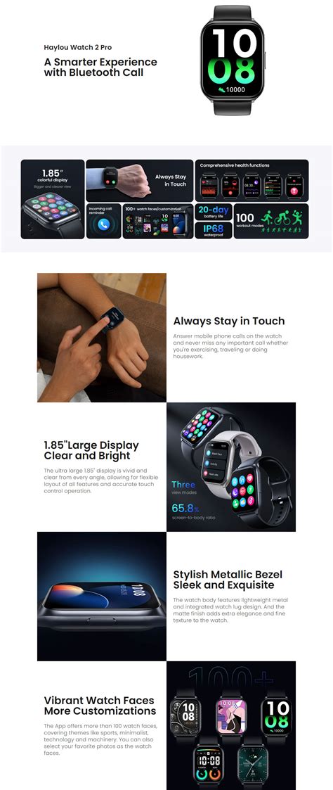 Buy Haylou Watch 2 Pro Bluetooth Calling Smart watch with Cheapest ...