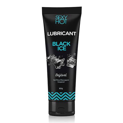 Lubrificante Íntimo Beijável Black Ice 60g Sexy Hot Toque Sensato