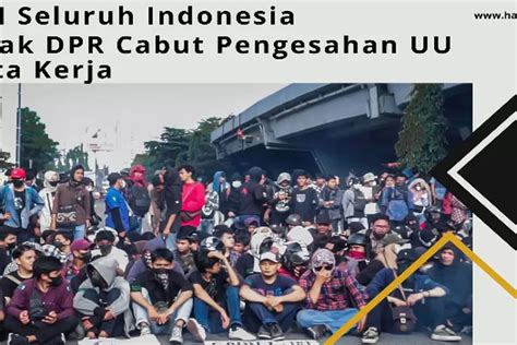 Bem Seluruh Indonesia Desak Dpr Cabut Pengesahan Uu Cipta Kerja Halo