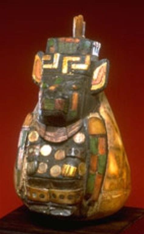 Huari/Tiwanaku culture, Peru Lime Container ca. A.D. 800 Wood, stone ...