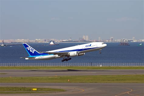 羽田空港南風の離陸 夫婦で飛行機三昧