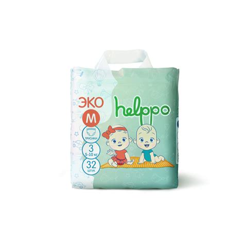 Подгузники Helppo Эко M