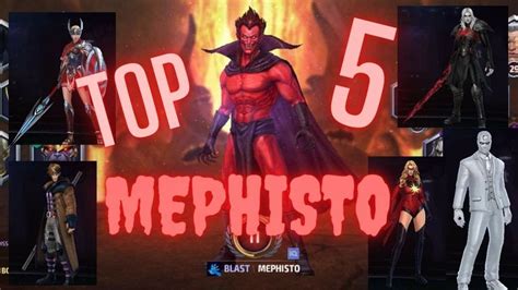 Mephisto Top Characters Stage Knull Moonstone Gambit Moonknight