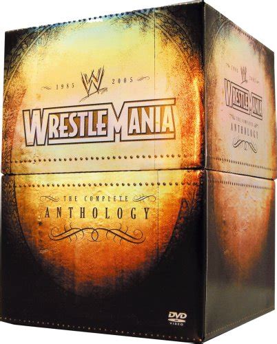 Buy Wwe Wrestlemania The Complete Anthology Box Set Dvd Online