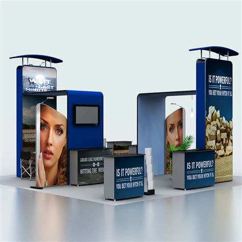 Ft Portable Tension Fabric Trade Show Display Booth Pop Up Banner