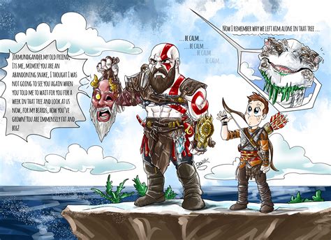 Funny fan Art by DanielWingzero : r/GodofWar