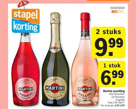 Martini Sparkling Aanbieding Bij Albert Heijn Folders Nl