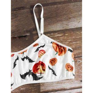 SHEIN Intimates Sleepwear X14 Plus Halloween Print 2 Pc Lingerie Set Poshmark