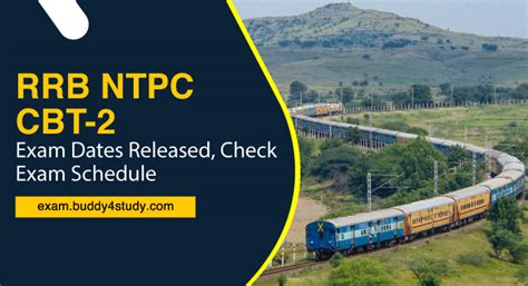 RRB NTPC CBT 2 Exam Dates Released Check Exam Schedule