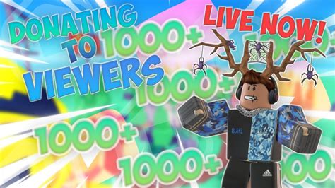 LIVE SPINNING THE 1 000 ROBUX MEGA WHEEL IN PLS DONATE ROBLOX