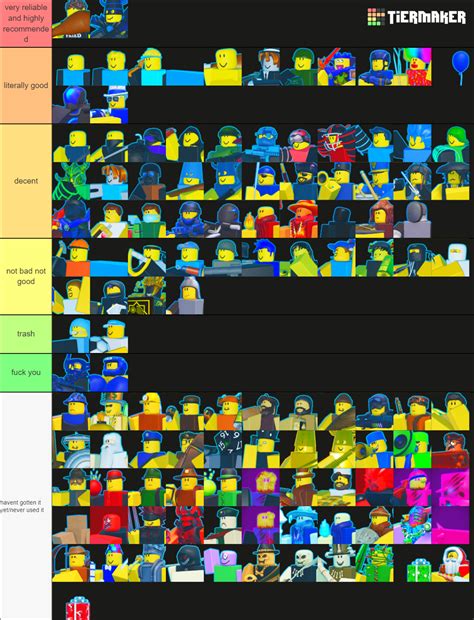 The Battle Bricks Friendly Units Royal Flush Tier List Community