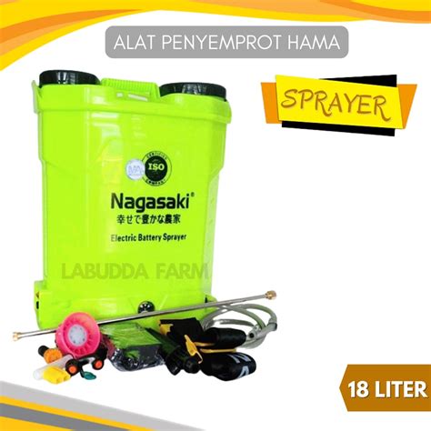 Jual Alat Semprot Rumput Tangki Elektrik Nagasaki Original Liter