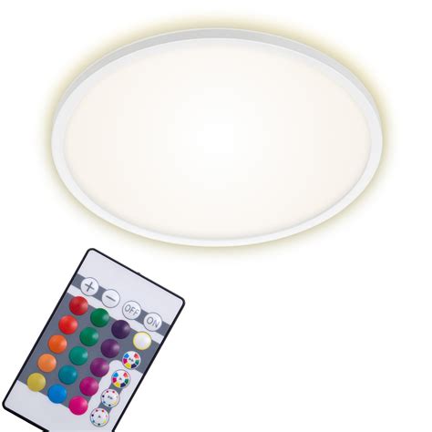 Panneau LED Slim Ultra Plat Rond Effet RGB W Luminaire Fr