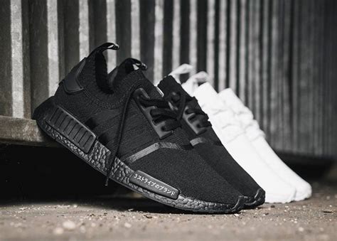 adidas NMD R1 Primeknit Japan Triple White Black | SneakerFiles