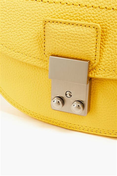 Yellow Pashli Mini Textured Leather Shoulder Bag 3 1 PHILLIP LIM