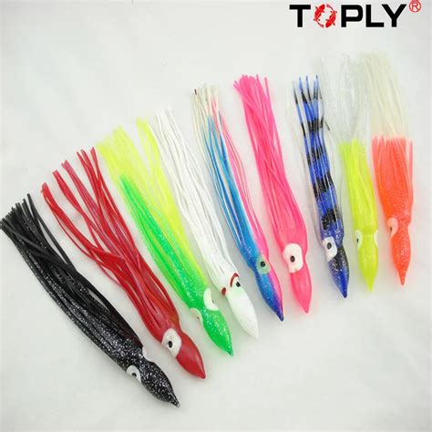 18cm Luminous Squid Lure Octopus Skirt Squid Lure Octopus Wire Soft