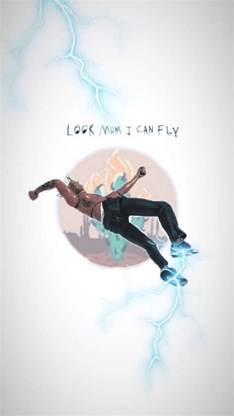 Travis Scott Look Mom I Can Fly HD Phone Wallpaper Pxfuel