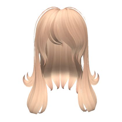 Curly Anime Hair With Side Swoop In Blonde Roblox Item Rolimon S