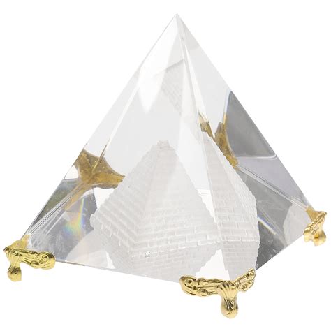 Crystal Pyramid Ts Simulation Pyramid Model Pyramid Layout Decor Paperweight Pyramid Pyramid