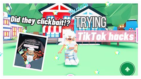 TRYING ADOPT ME TIKTOK HACKS PART 2 Did ADOPT ME REMOVE THEM YouTube