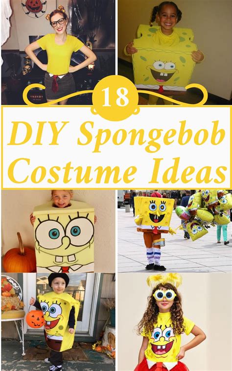 18 DIY Spongebob Costume Ideas - Craftsy