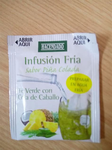 Hacendado Infusión fría Sabor piña colada Reviews abillion