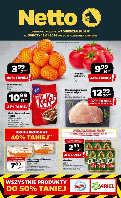 Gazetka Promocyjna I Reklamowa Netto Netto Od Poniedzia Ku Od