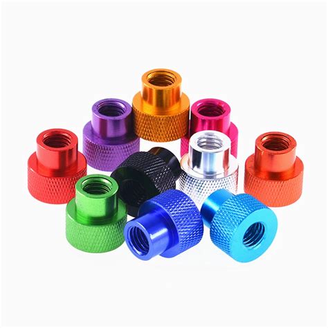 10pcs M3 M4 M5 M6 M8 Knurled Aluminum Thumb Nut Frame Hand Tighten