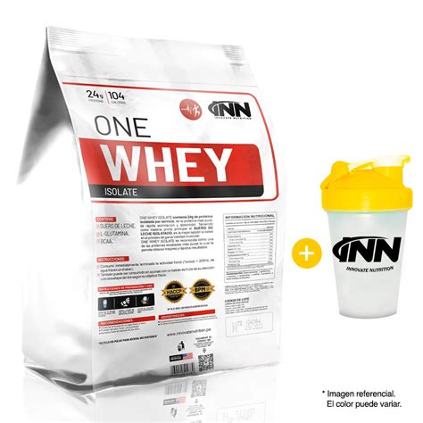 Ripley ProteÍna Innovate Nutrition One Whey Isolate 5kg Vainilla Shaker