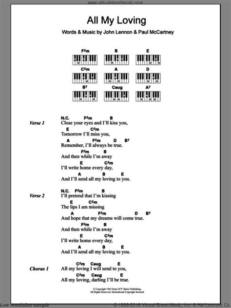 All My Loving Guitar Chords