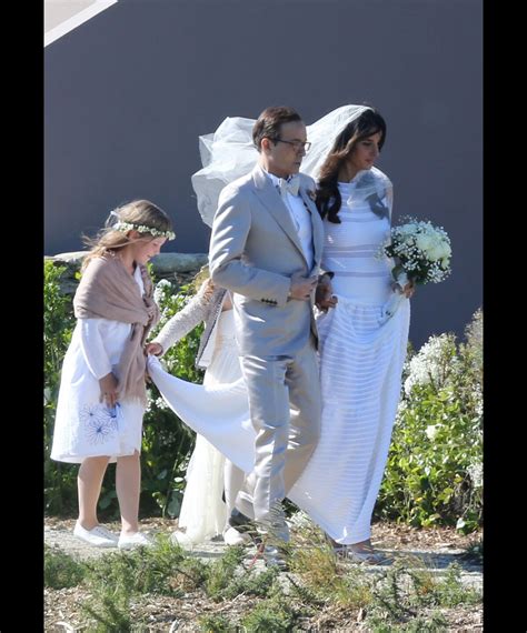 Photo Jean Luc Delarue et Anissa Khelifi le jour de leur mariage à