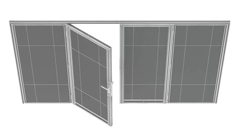 Aluminium Door 05 3d Model By Frezzy