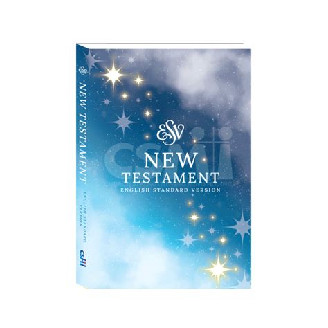 Esv English Standard Version Bible New Testament Only Stars Cover