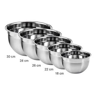 Tigela Bowl Saladeira Mixing Inox Escovado Cm