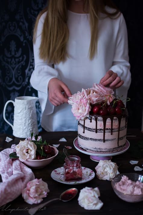 Nude Cake De Chocolate Y Cerezas Cocina
