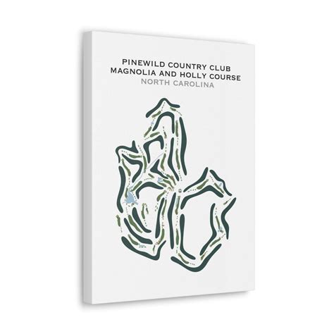 Buy the best printed golf course Pinewild Country Club, Magnolia ...