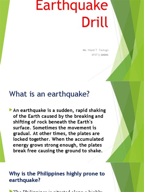 A Guide to Earthquake Drills in Schools: Understanding Earthquakes ...