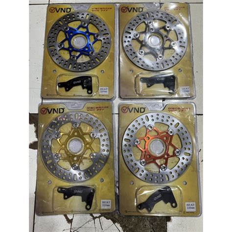 Vnd CNC Floting Disc Brake Disc 220mm Plus Brackets Standard Disc Brake