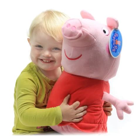 PEPPA PIG PELUCHE 53 CM Original Garçons Enfants EUR 33 34 PicClick FR