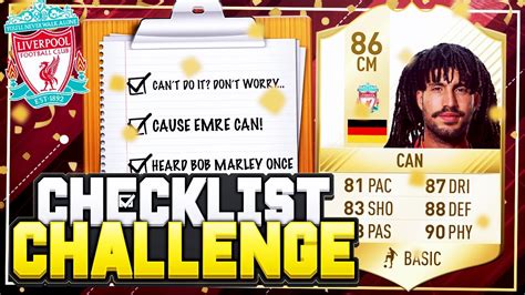 Fifa 17 Checklist Challenge 📋 86 Emre Gullit Can 🔥 Fifa 17 Squad