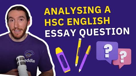 Analysing An English HSC Question On Texts And Human Experiences YouTube