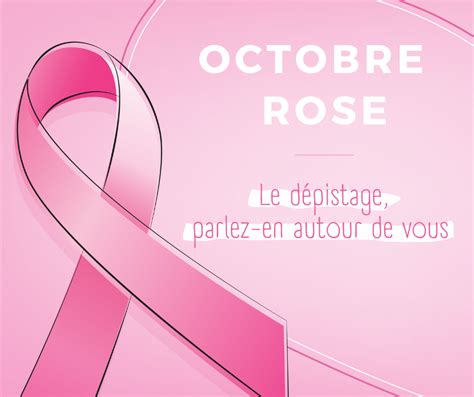 Octobre rose le mois de la mobilisation pour le dépistage du cancer