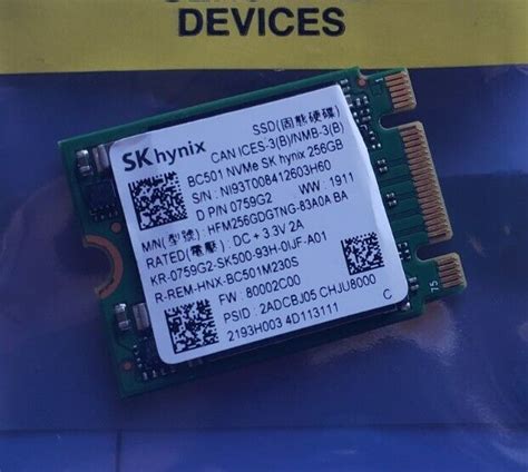 SK Hynix BC501 256GB SSD NVMe M 2 SSD Grelly USA