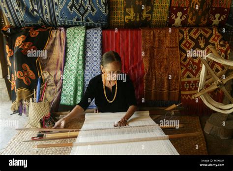 TORAJA, INDONESIA. 1st July 2009. Toraja old woman traditional cloth ...