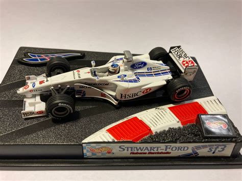 1 43 Matel Hot Wheels Stewart SF3 Rubens Barrichello 1999 Gebraucht in Langendorf für CHF 22